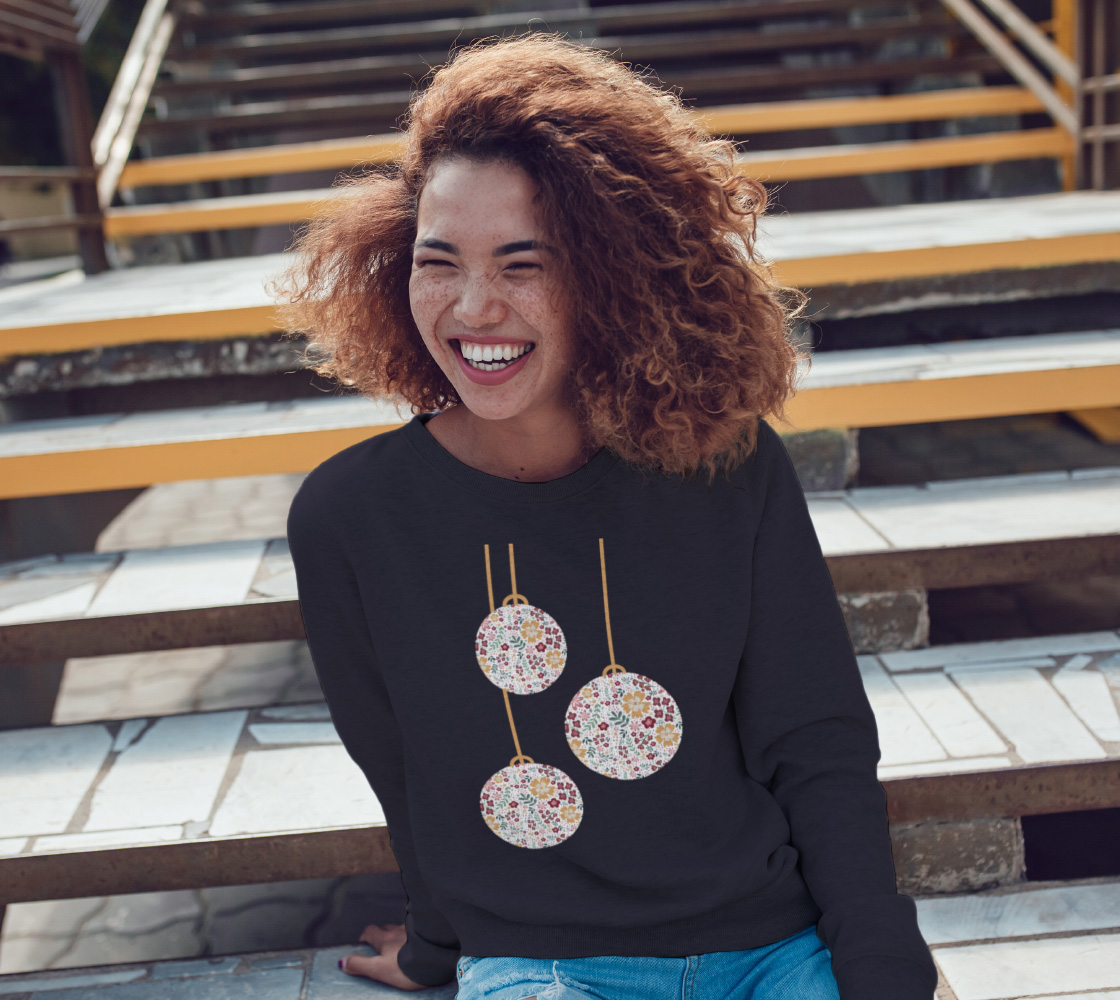 Floral Ornaments Crewneck Sweater